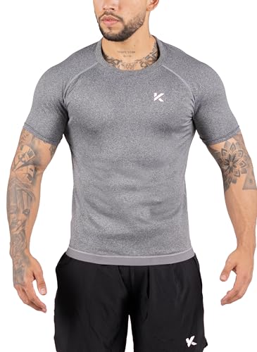 Kewlioo Sauna Shirt for Men - Heat Trapping Sweat Vest, Sauna Suit For Men, Compression Workout Sweat Suit for Gym, Workouts