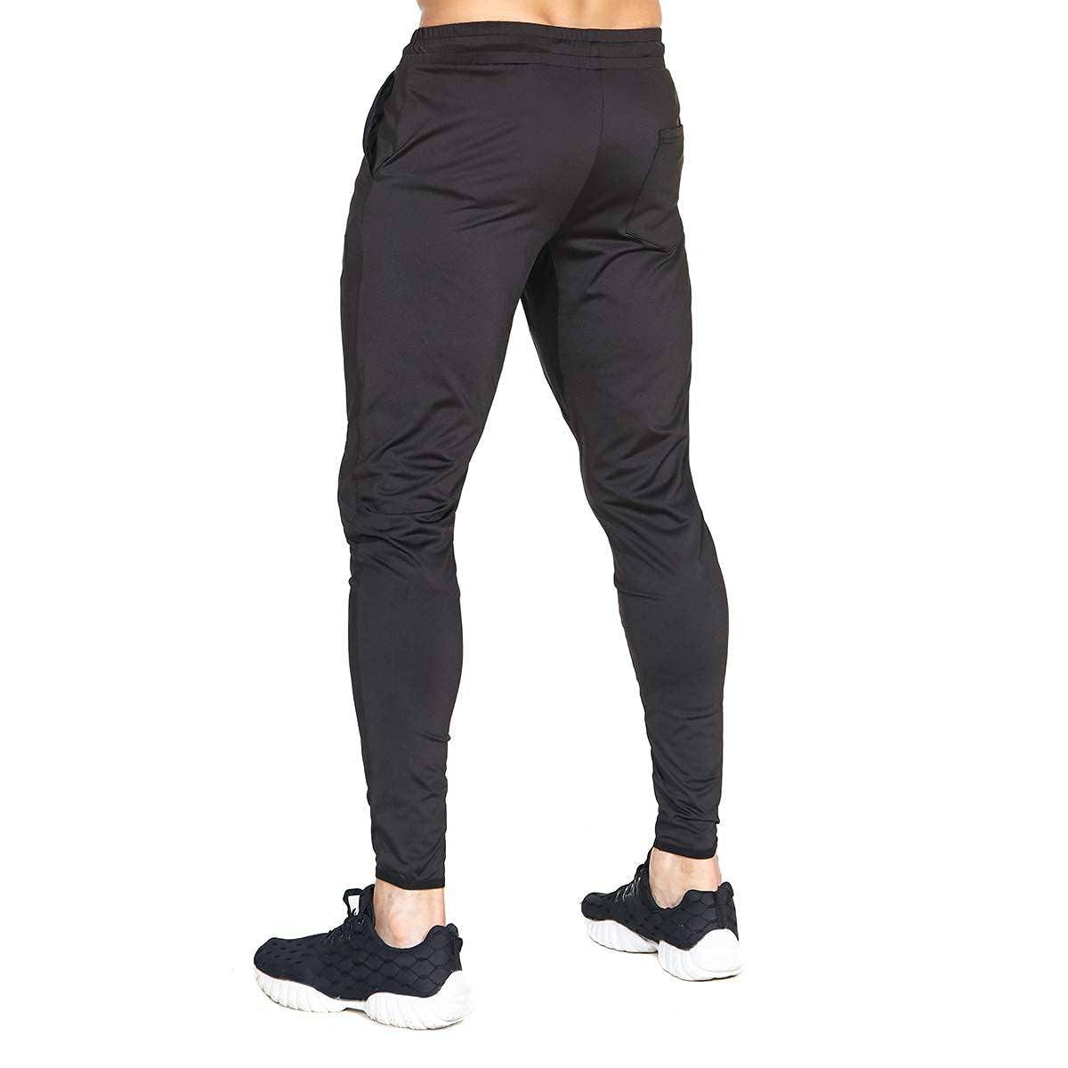 BROKIG Mens Lightweight Gym Jogger Pants,Men's Workout Sweatpants with Zip Pocket