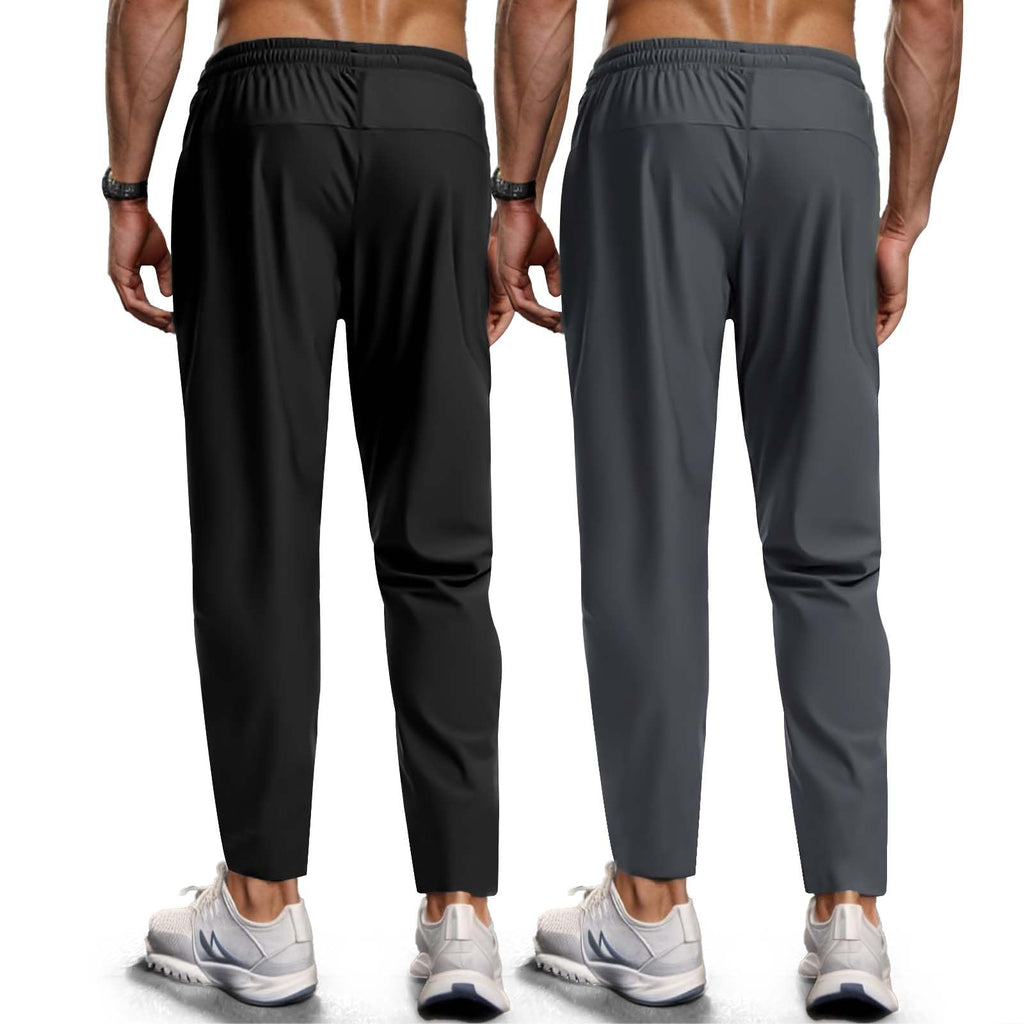 Men's Hiking Pants Quick-Dry Lightweight Sweatpants Outdoor Fishing Pants Water Resistant with Zipper Pockets