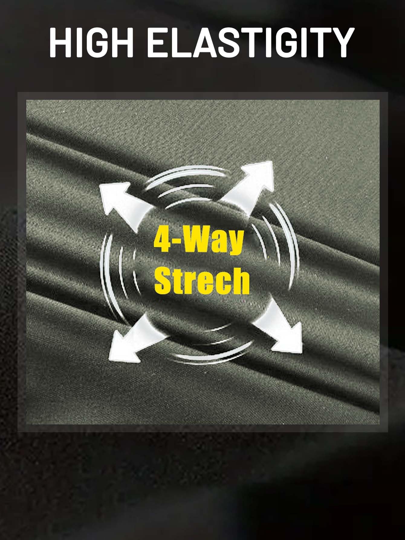 Men's Hiking Pants Quick-Dry Lightweight Sweatpants Outdoor Fishing Pants Water Resistant with Zipper Pockets