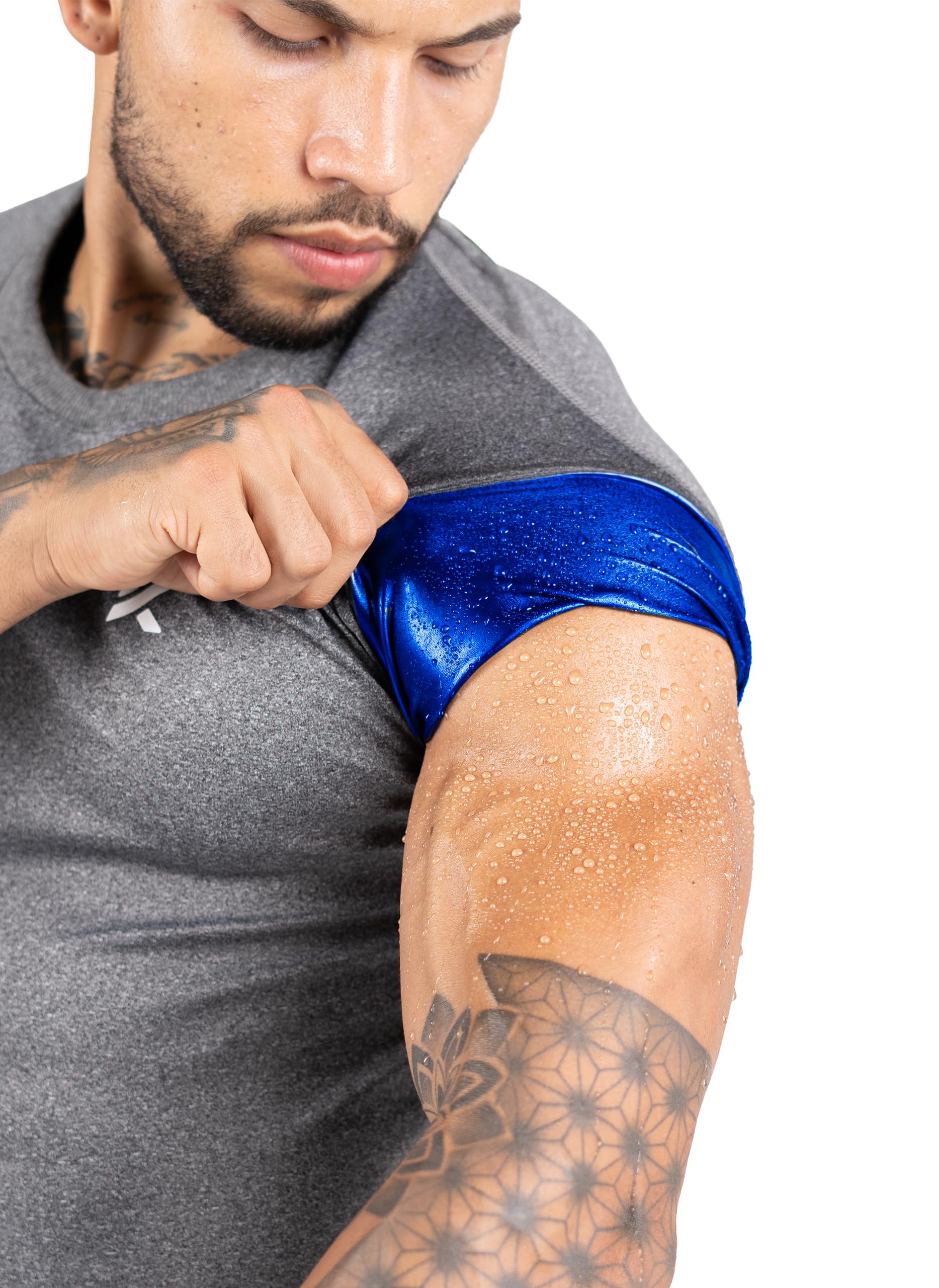 Kewlioo Sauna Shirt for Men - Heat Trapping Sweat Vest, Sauna Suit For Men, Compression Workout Sweat Suit for Gym, Workouts