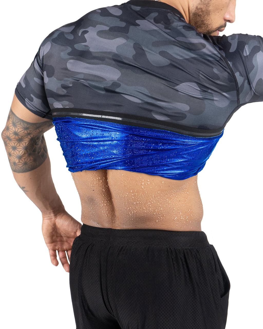 Kewlioo Sauna Shirt for Men - Heat Trapping Sweat Vest, Sauna Suit For Men, Compression Workout Sweat Suit for Gym, Workouts